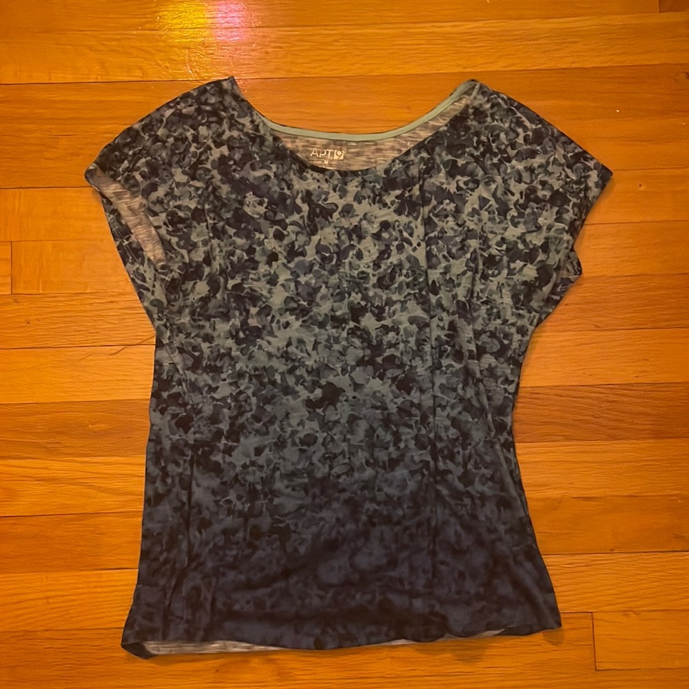 Blue Floral Top